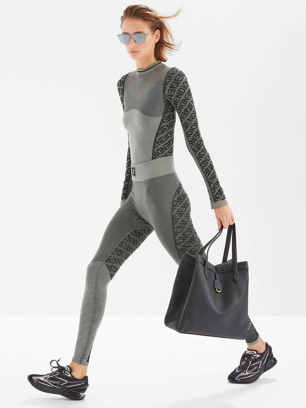 FENDI Tech fabric leggings Negozi Online