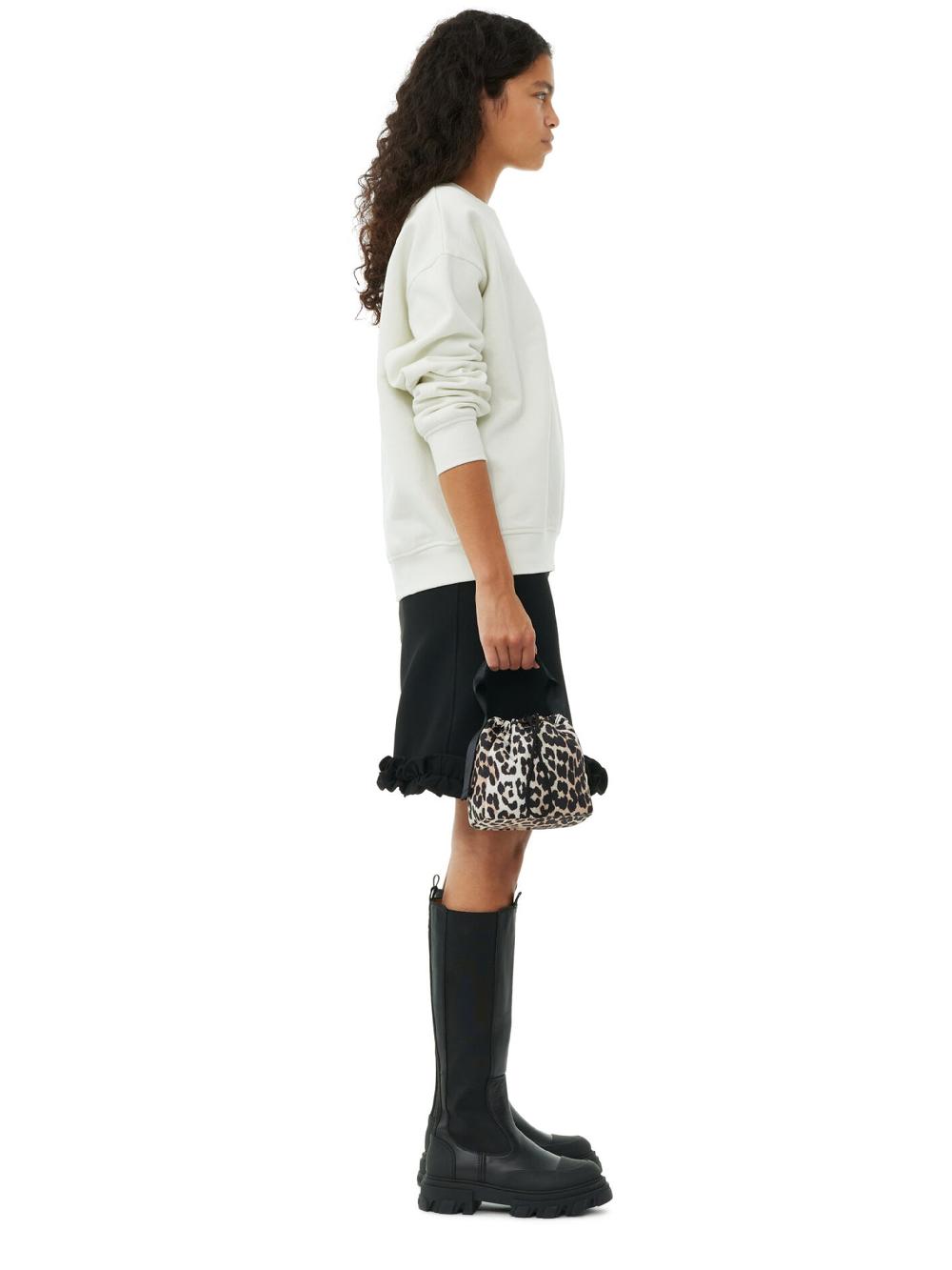GANNI Leopard tech pouch bag Sconto