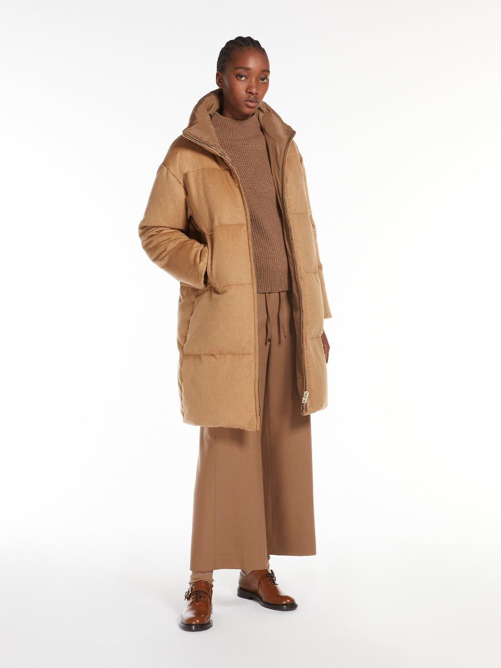 Max Mara Long reversible dante down jacket Offerte