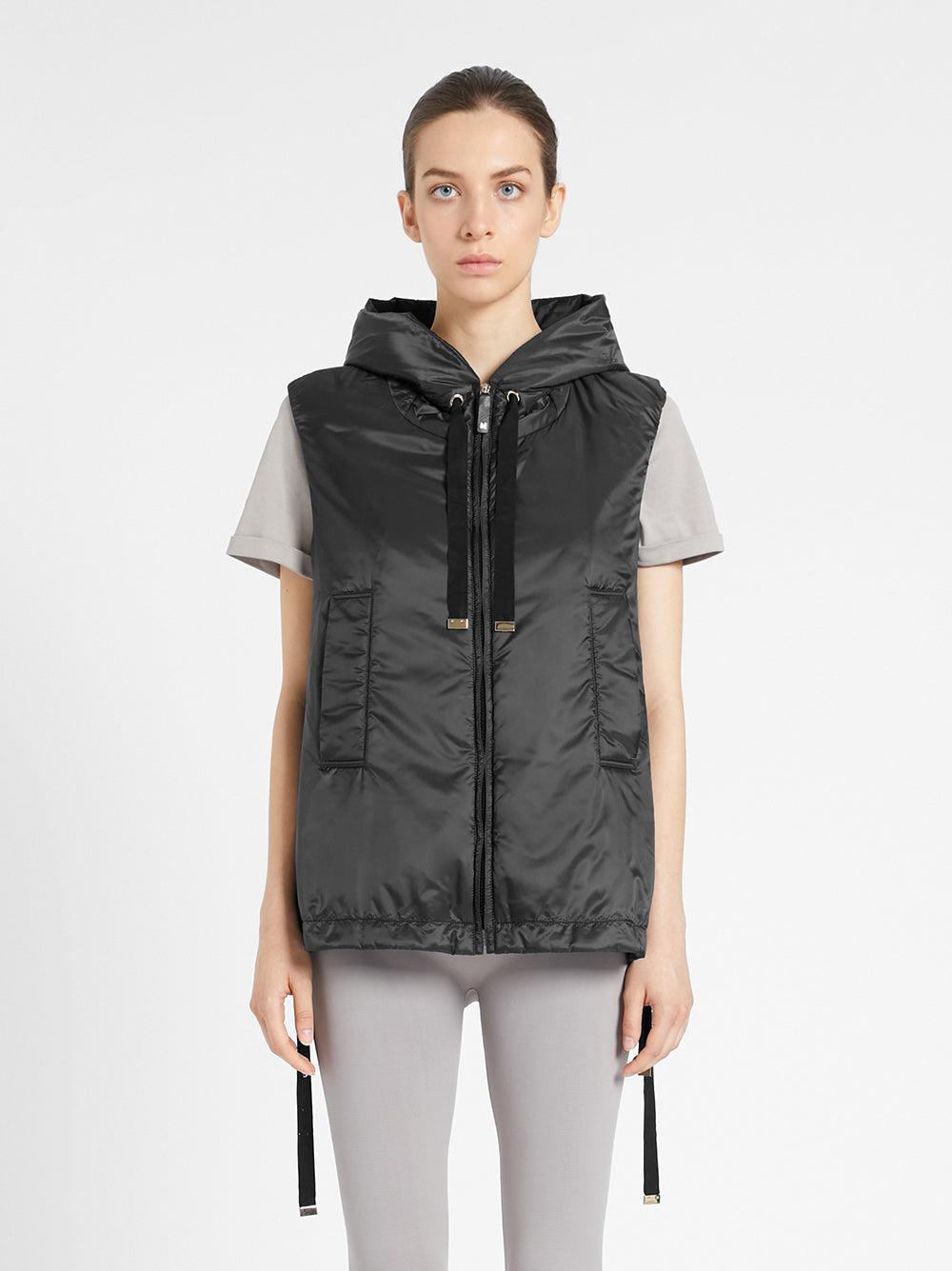 Max Mara Waterproof technical canvas vest In Saldo