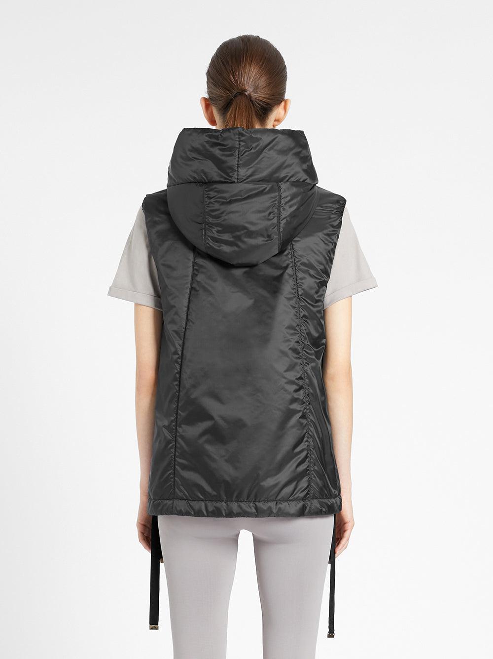 Max Mara Waterproof technical canvas vest In Saldo