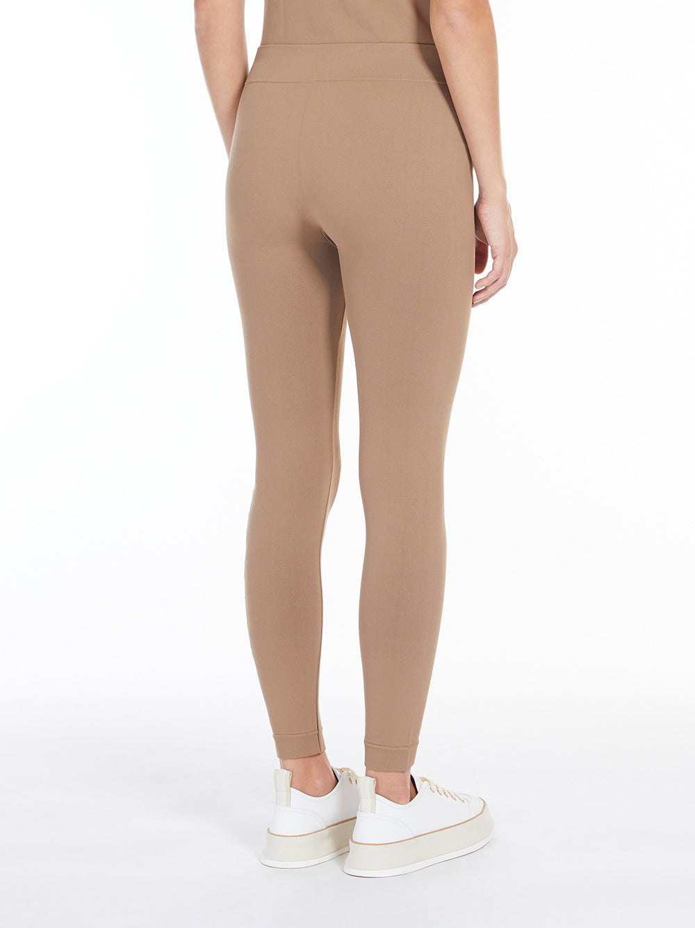 S Max Mara Basilea technical leggings with logo Nuova