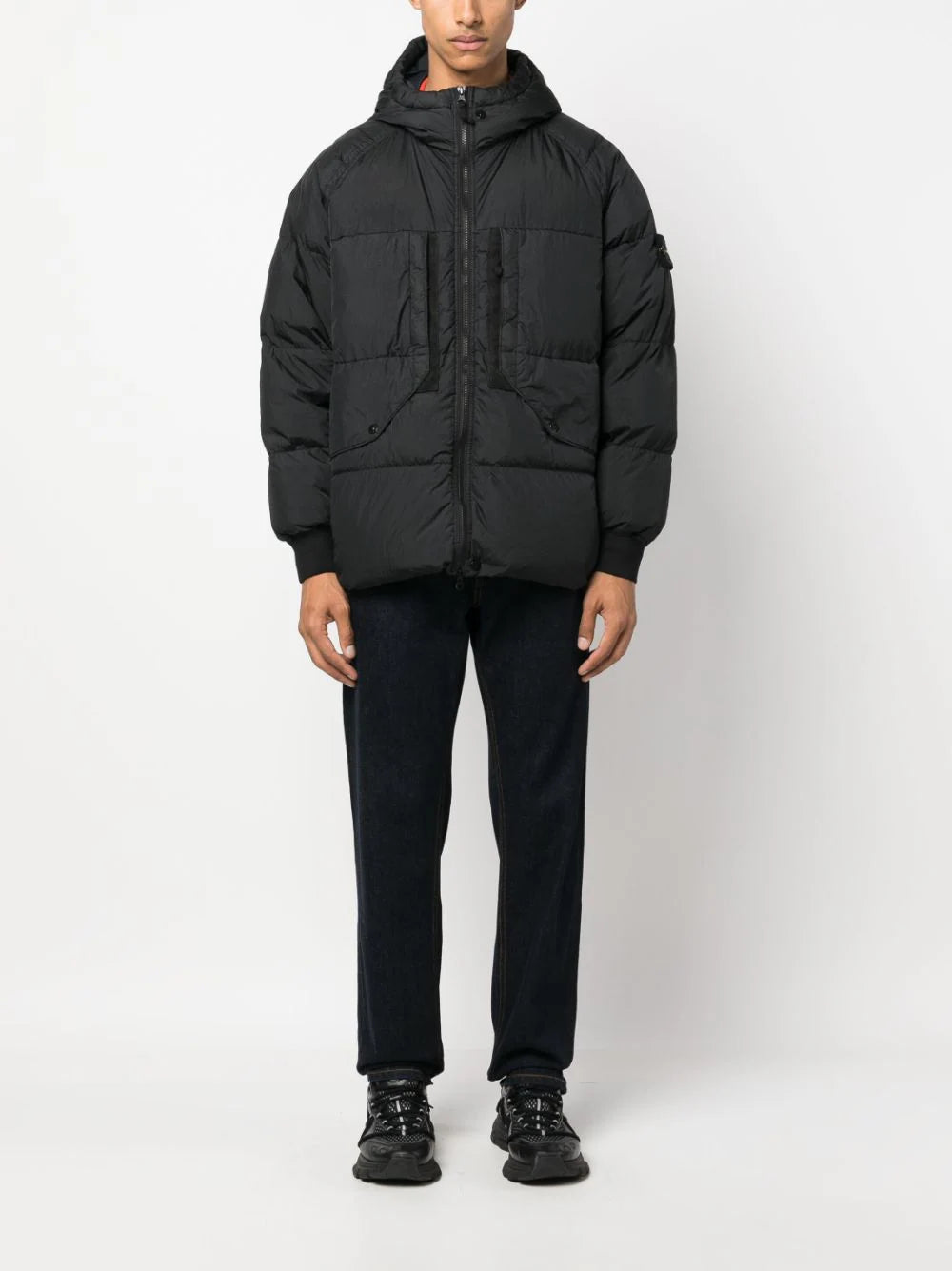 STONE ISLAND 40723 garment dyed crinkle reps recycled nylon down Online