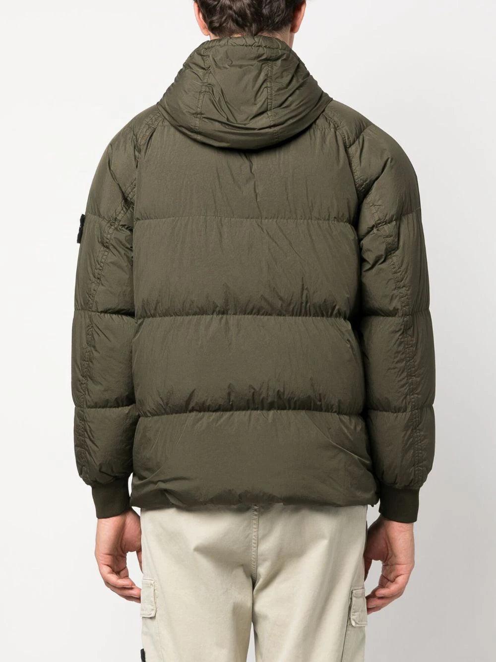 STONE ISLAND 40723 garment dyed crinkle reps recycled nylon down Outlet