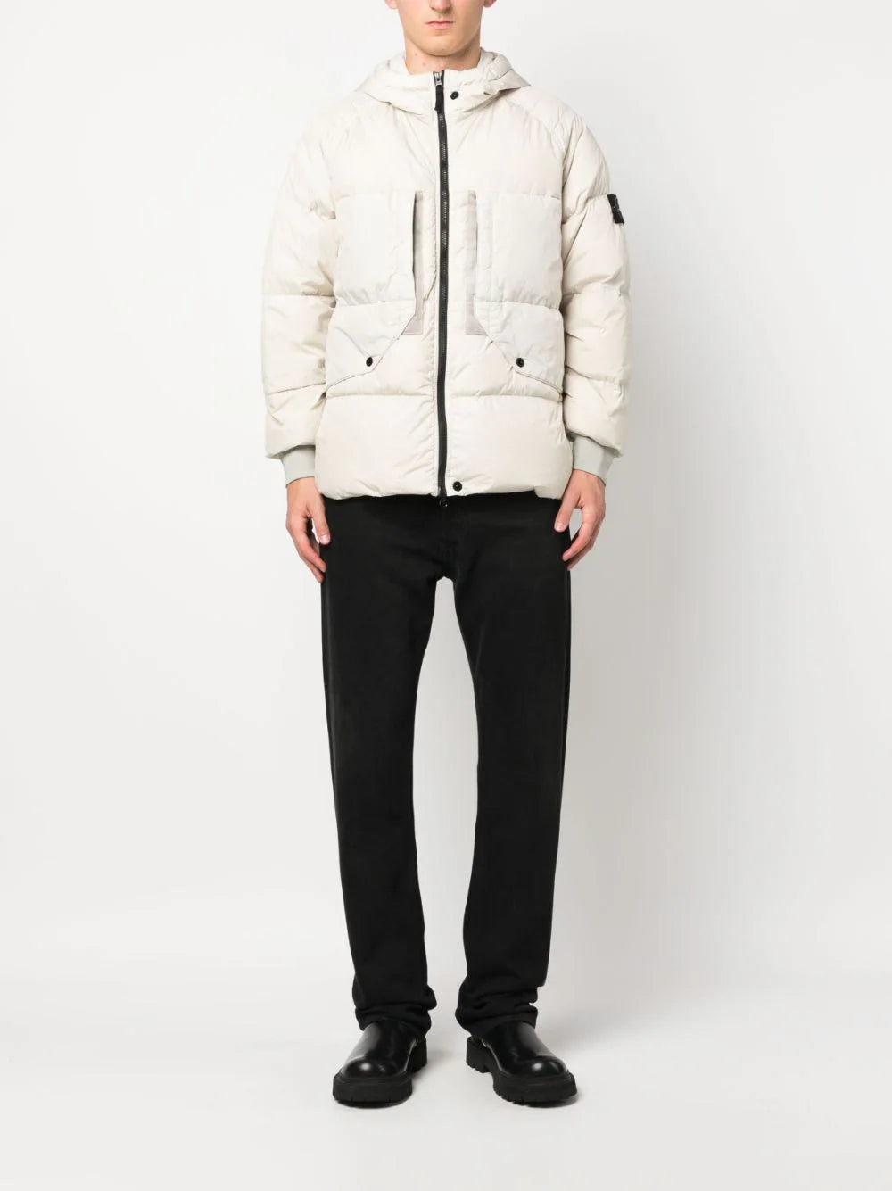 STONE ISLAND 40723 garment dyed crinkle reps recycled nylon down Only for today