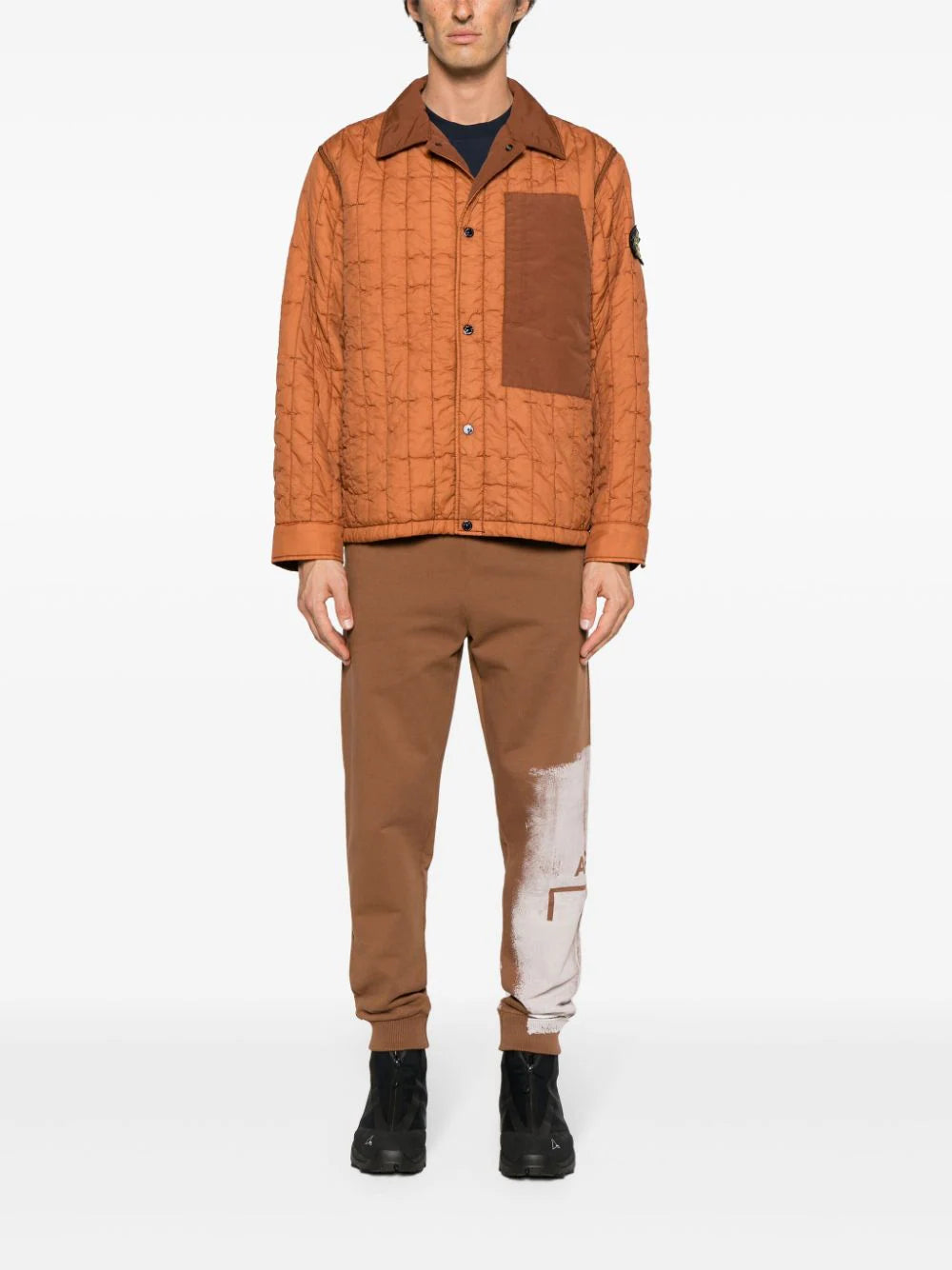 STONE ISLAND 40831 quilted nylon stella with primaloft®-tc Super sconto