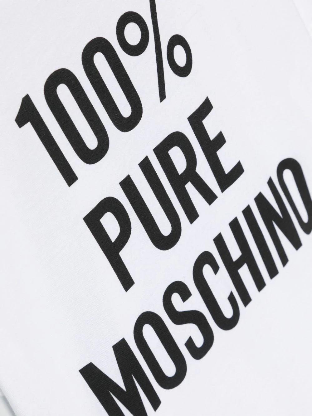 Moschino Kids 100% pure moschino cotton t-shirt Novità