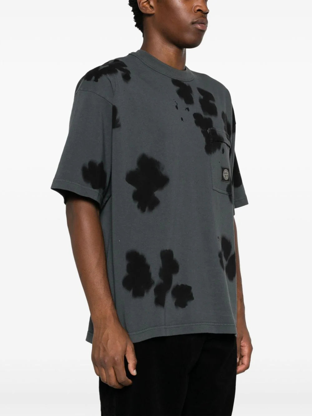 STONE ISLAND 215e3 hand colouring and garment dyeing on cotton jersey Offerta Anniversario