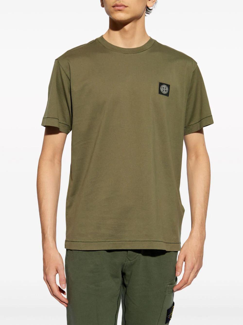 STONE ISLAND 24113 cotton t-shirt Vendita calda