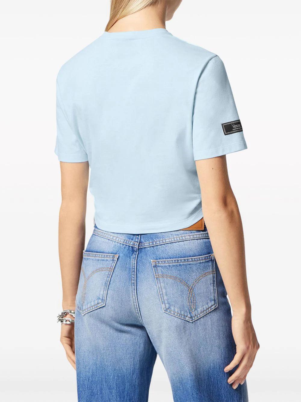 VERSACE 1978 re-edition logo short t-shirt Fino al 65% di sconto