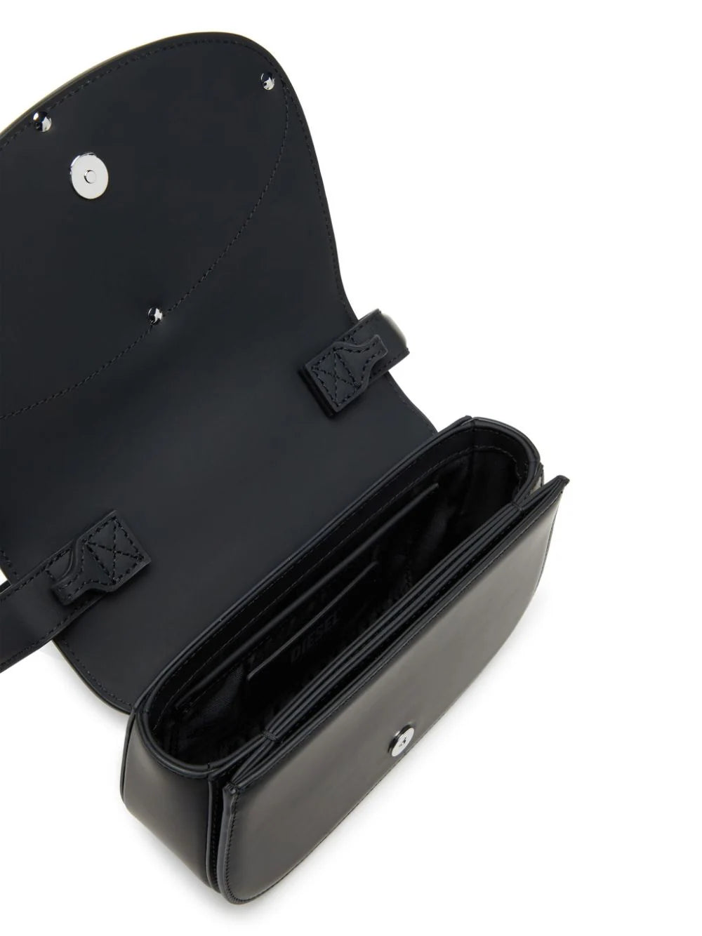 DIESEL 1dr-iconic matte leather shoulder bag Sconti questo mese