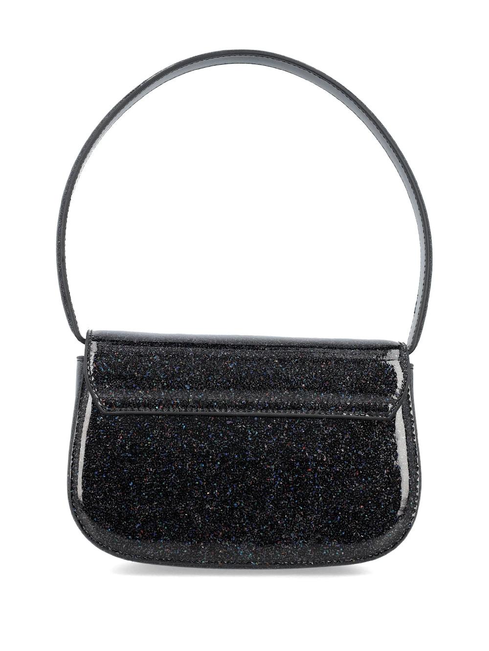 DIESEL 1dr-iconic shoulder bag with macro glitter In Linea