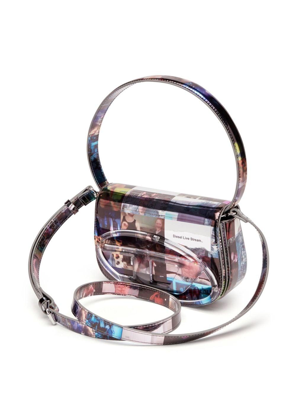 DIESEL 1dr-iconic shoulder bag with print Nuovo