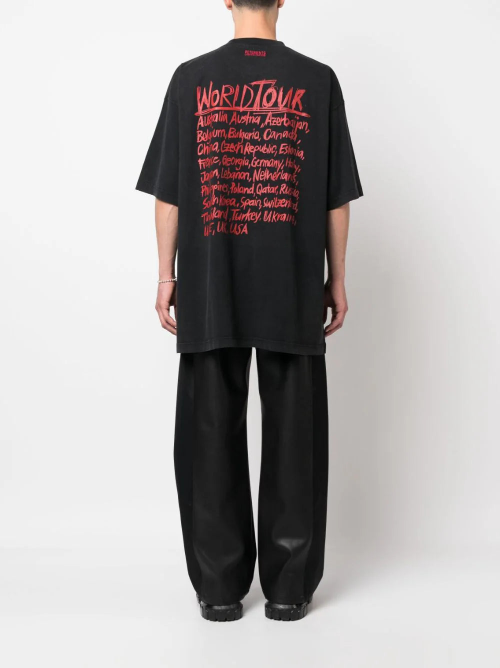 VETEMENTS Worldtour logo t-shirt Online