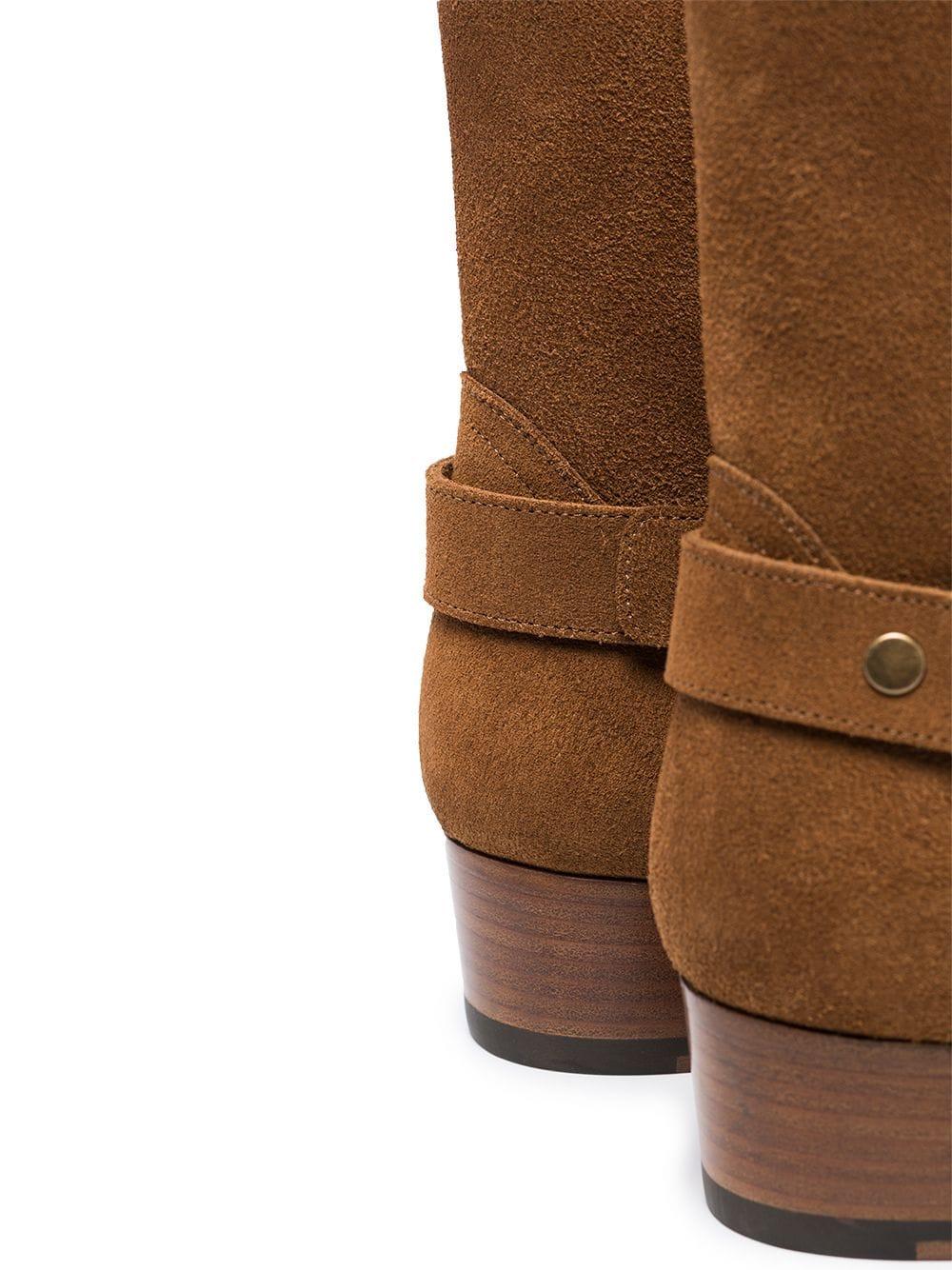 Saint Laurent Wyatt harness boots Vendita Economica