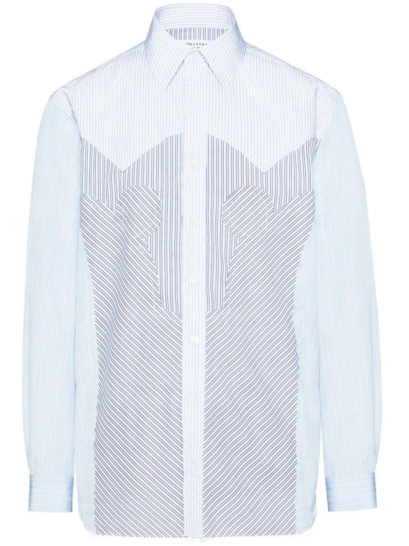 MAISON MARGIELA Yoke stripe shirt Sconto di tempo limitato