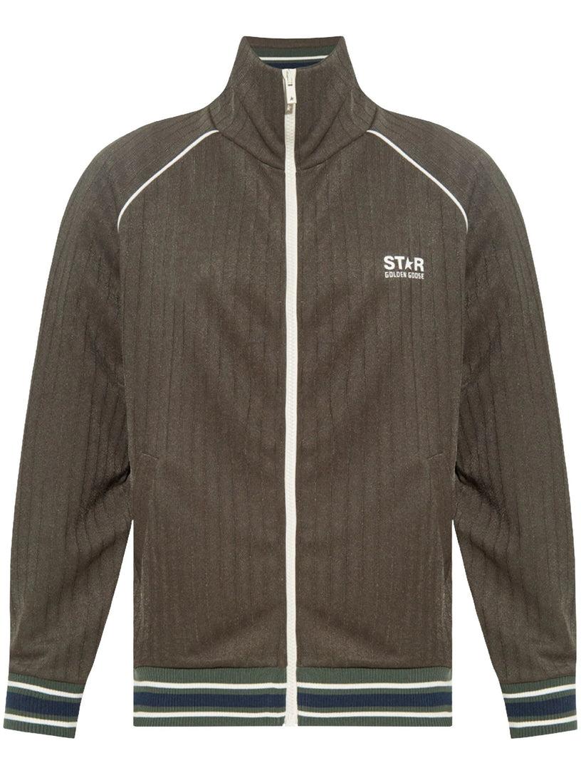 Golden Goose Zip-up sweatshirt with logo Flash Sale