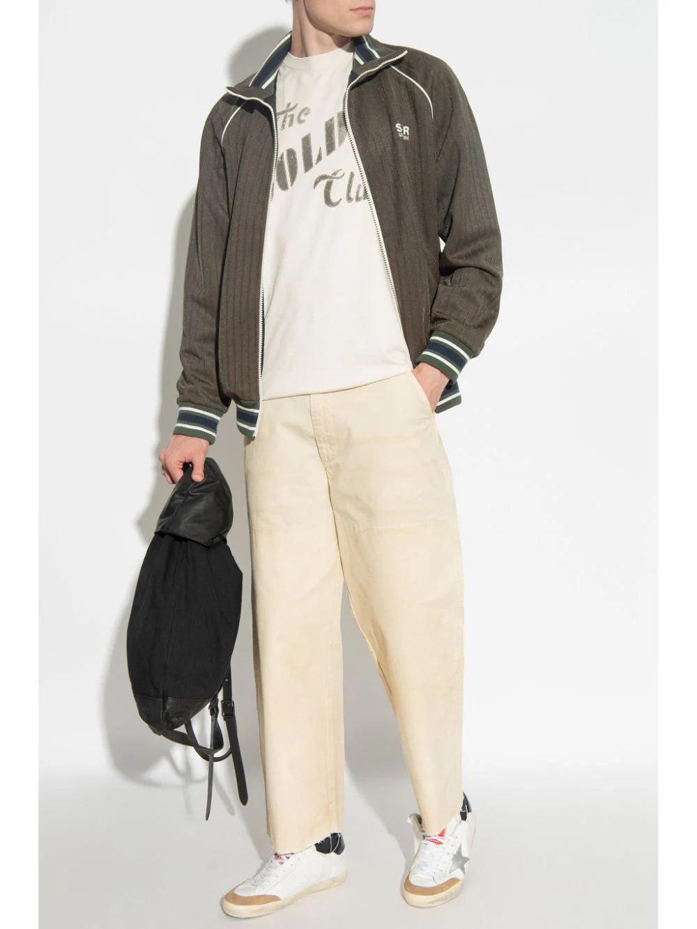 Golden Goose Zip-up sweatshirt with logo Flash Sale