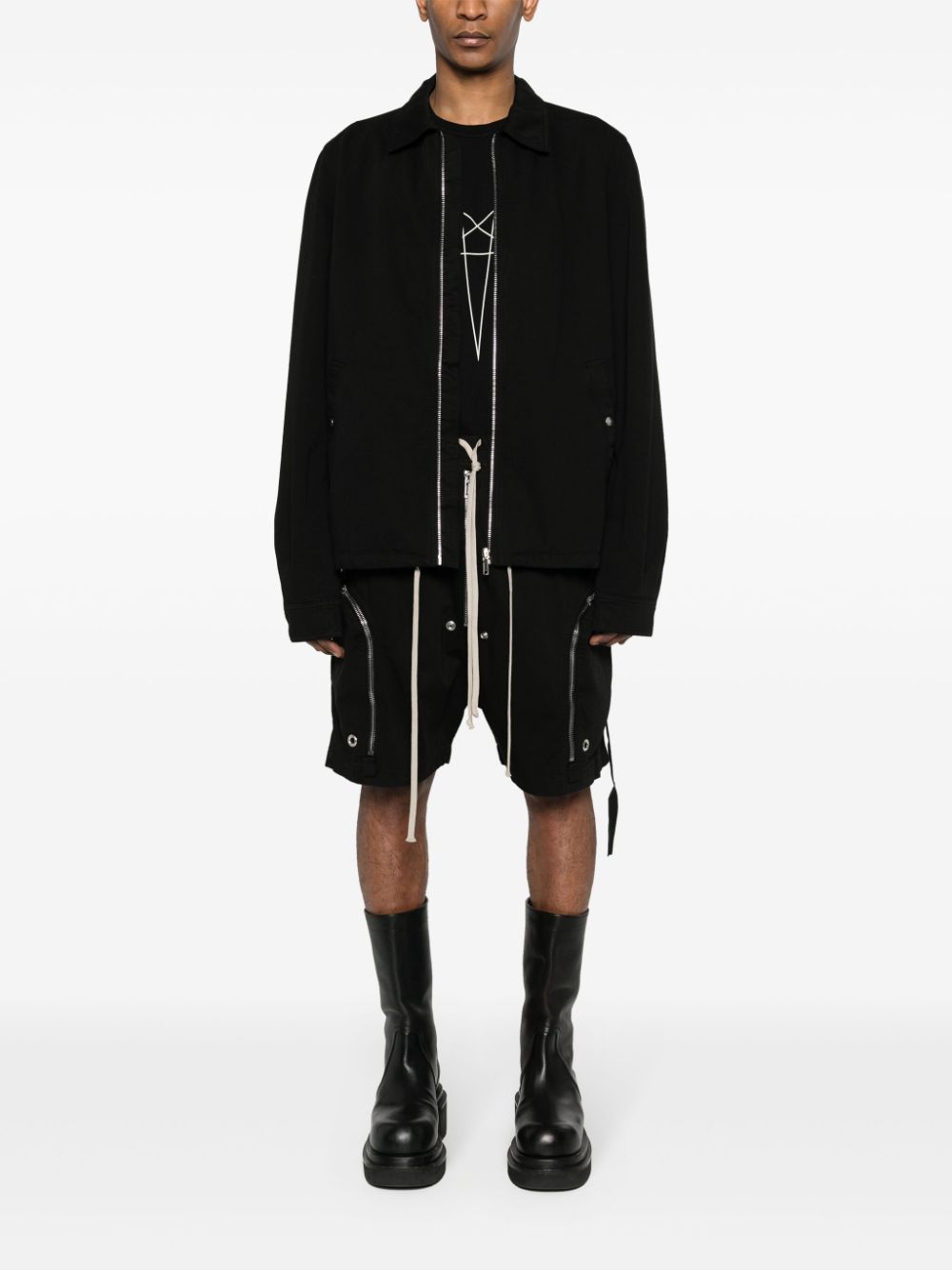 Rick Owens DRKSHDW Zipfront jkt Vendite stagionali