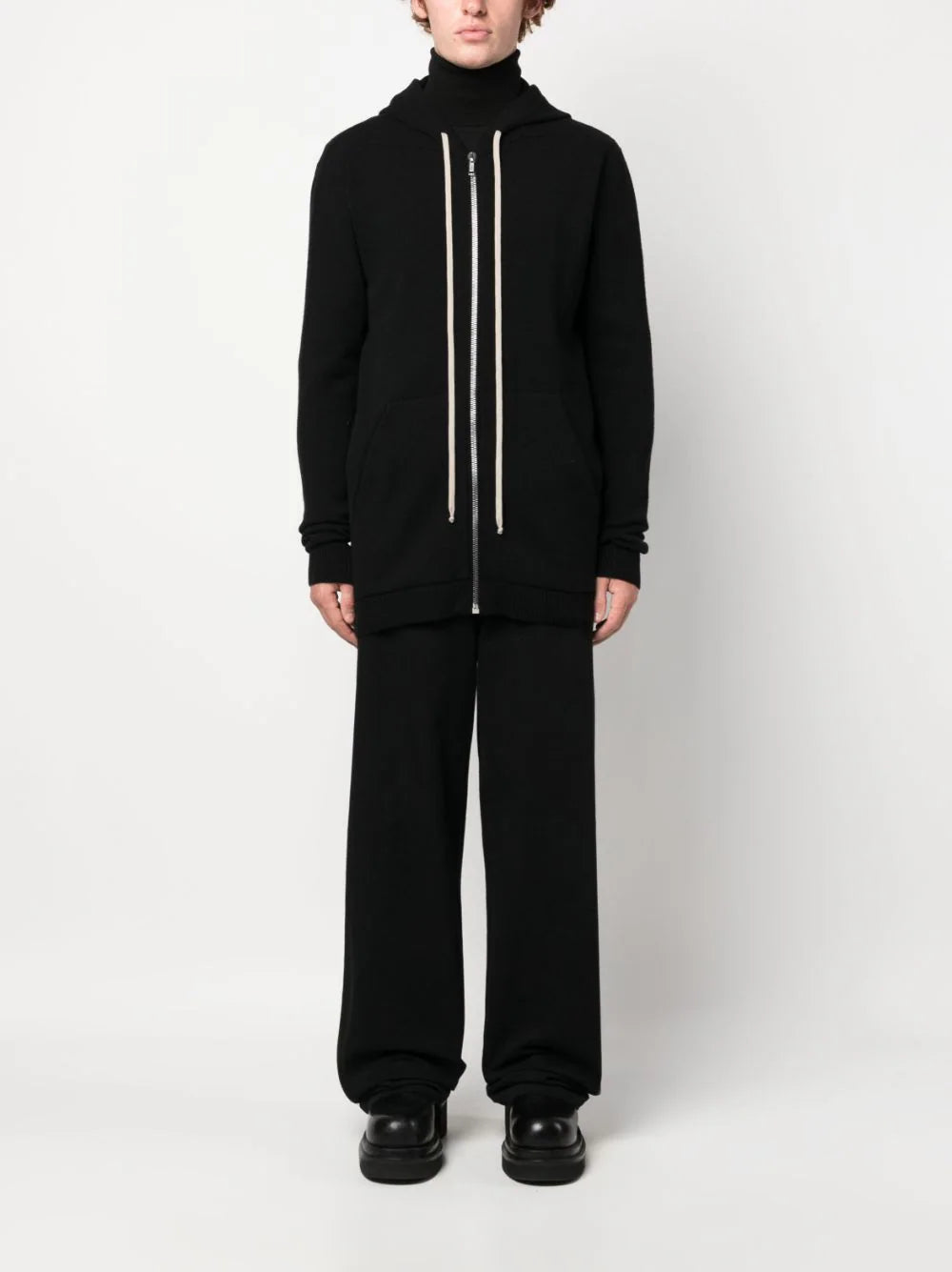 RICK OWENS Zipped hoodie Offerta natalizia