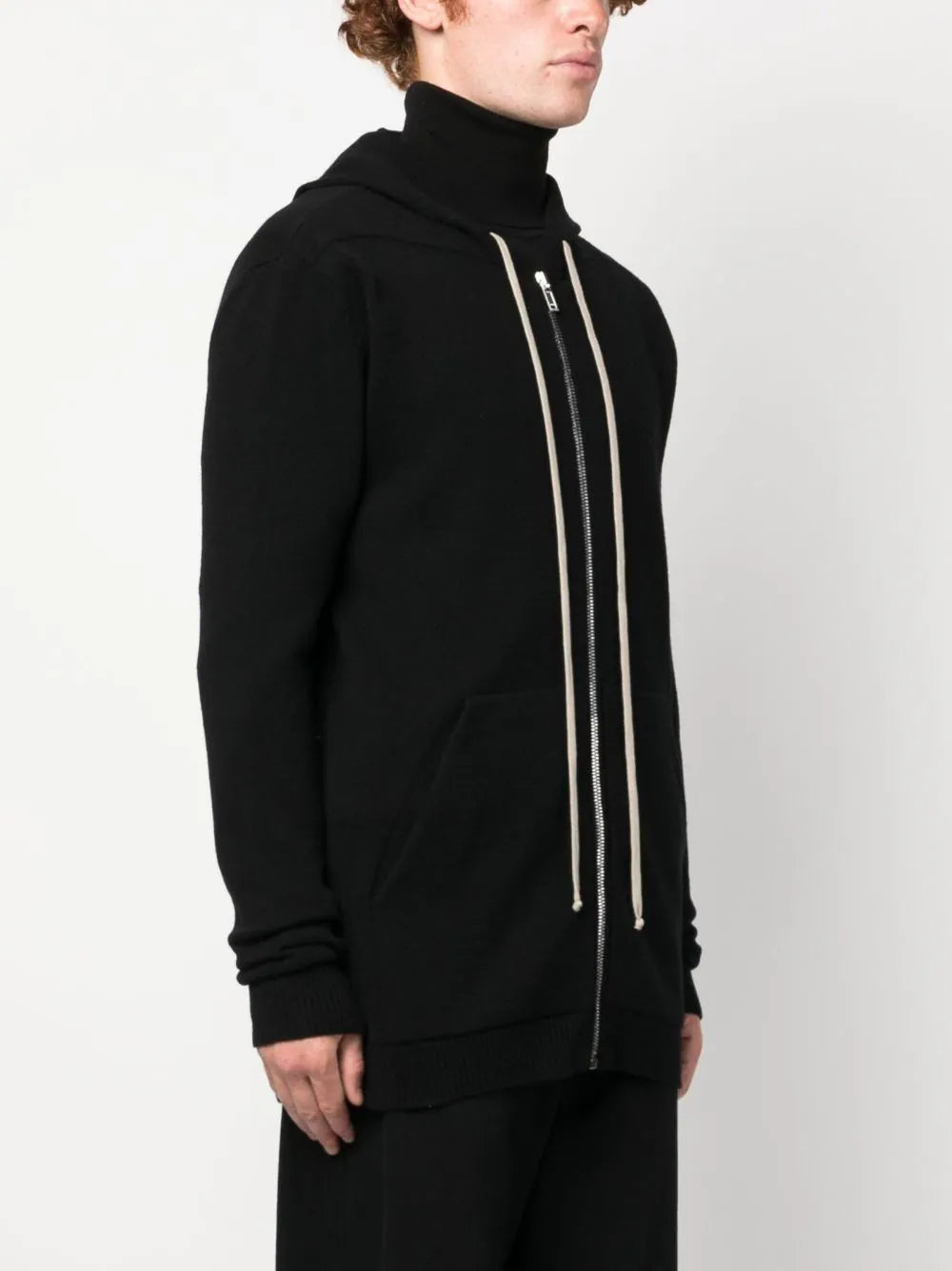 RICK OWENS Zipped hoodie Offerta natalizia