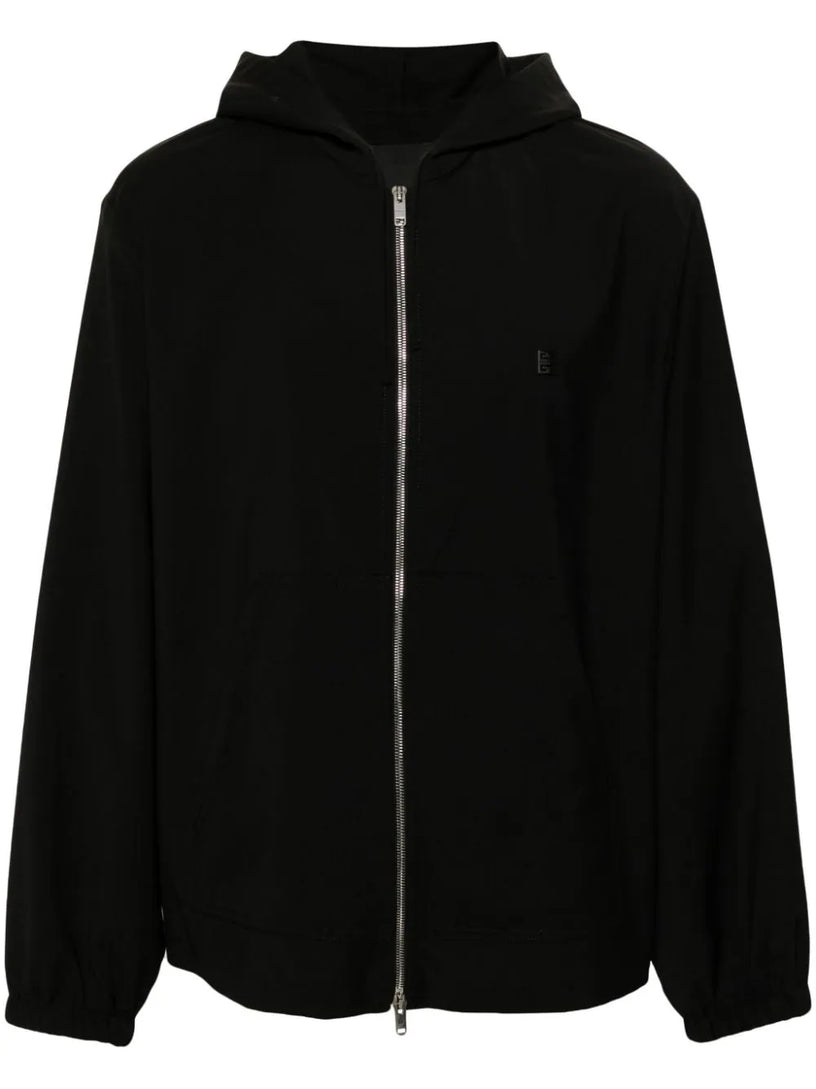 Givenchy Zipped hoodie in wool with 4g detail Offerta Pasqua
