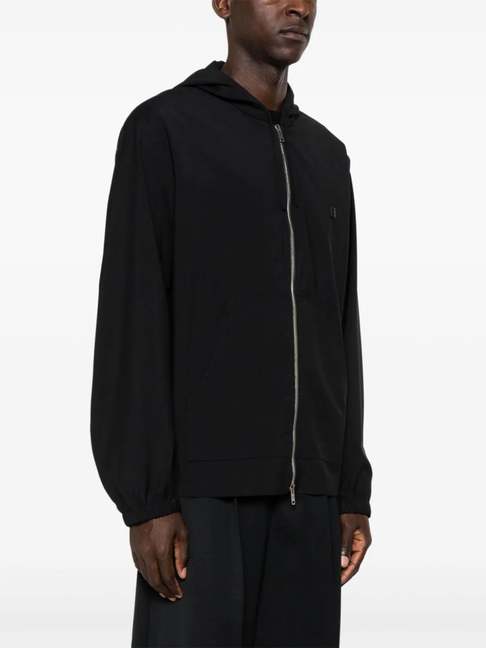 Givenchy Zipped hoodie in wool with 4g detail Offerta Pasqua
