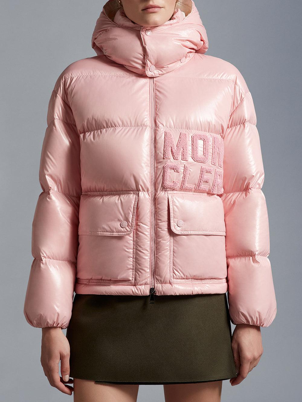 MONCLER Abbaye short down jacket In Linea