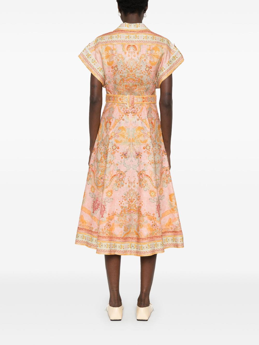ZIMMERMANN Acacia midi shirt dress Acquista Ora