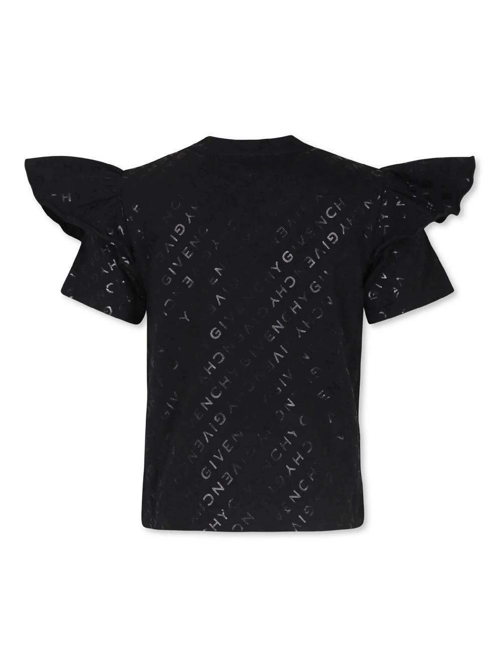 Givenchy Kids T-shirt with all-over logo Novità