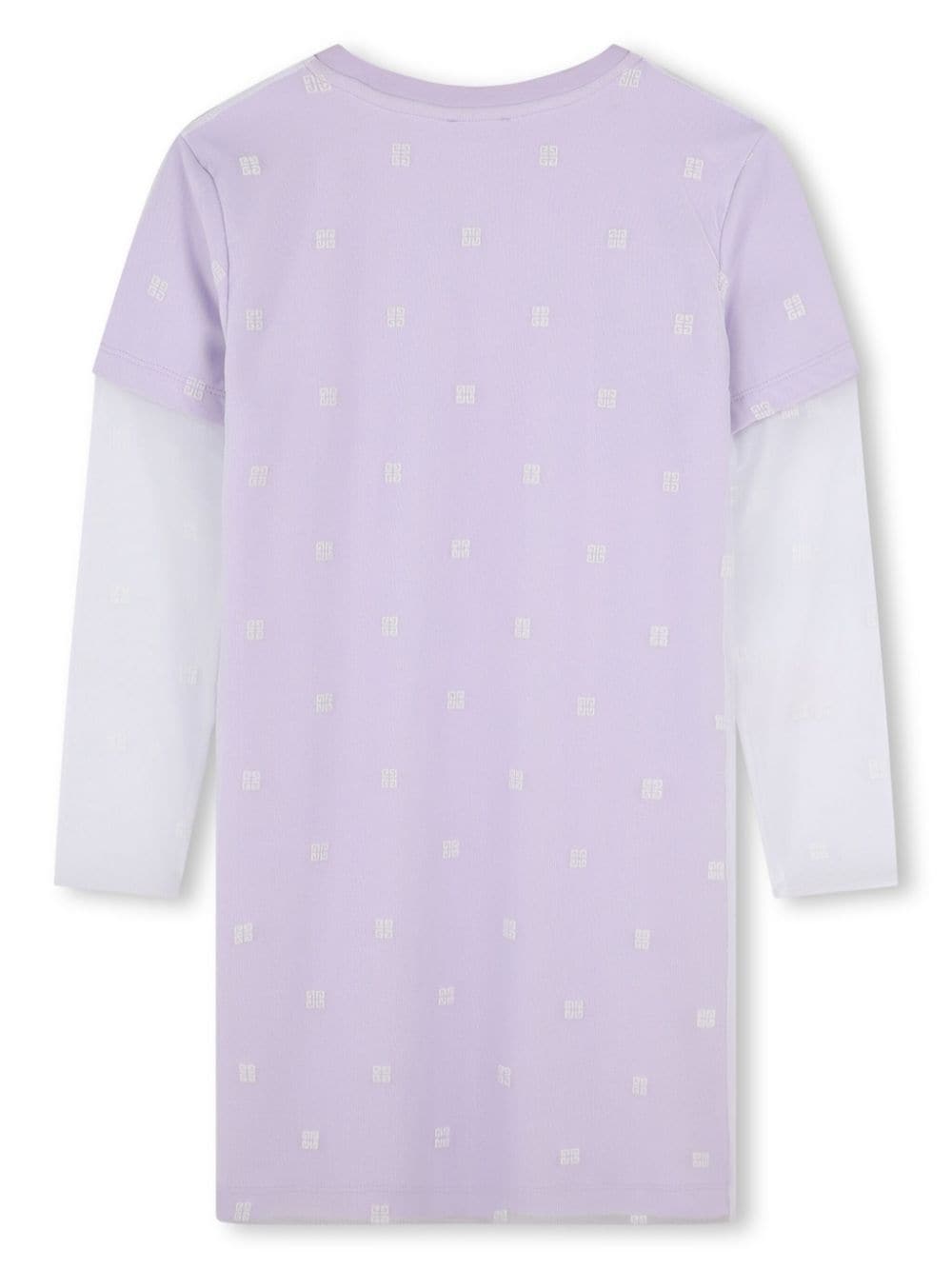 Givenchy Kids Layered t-shirt dress Vendita Calda