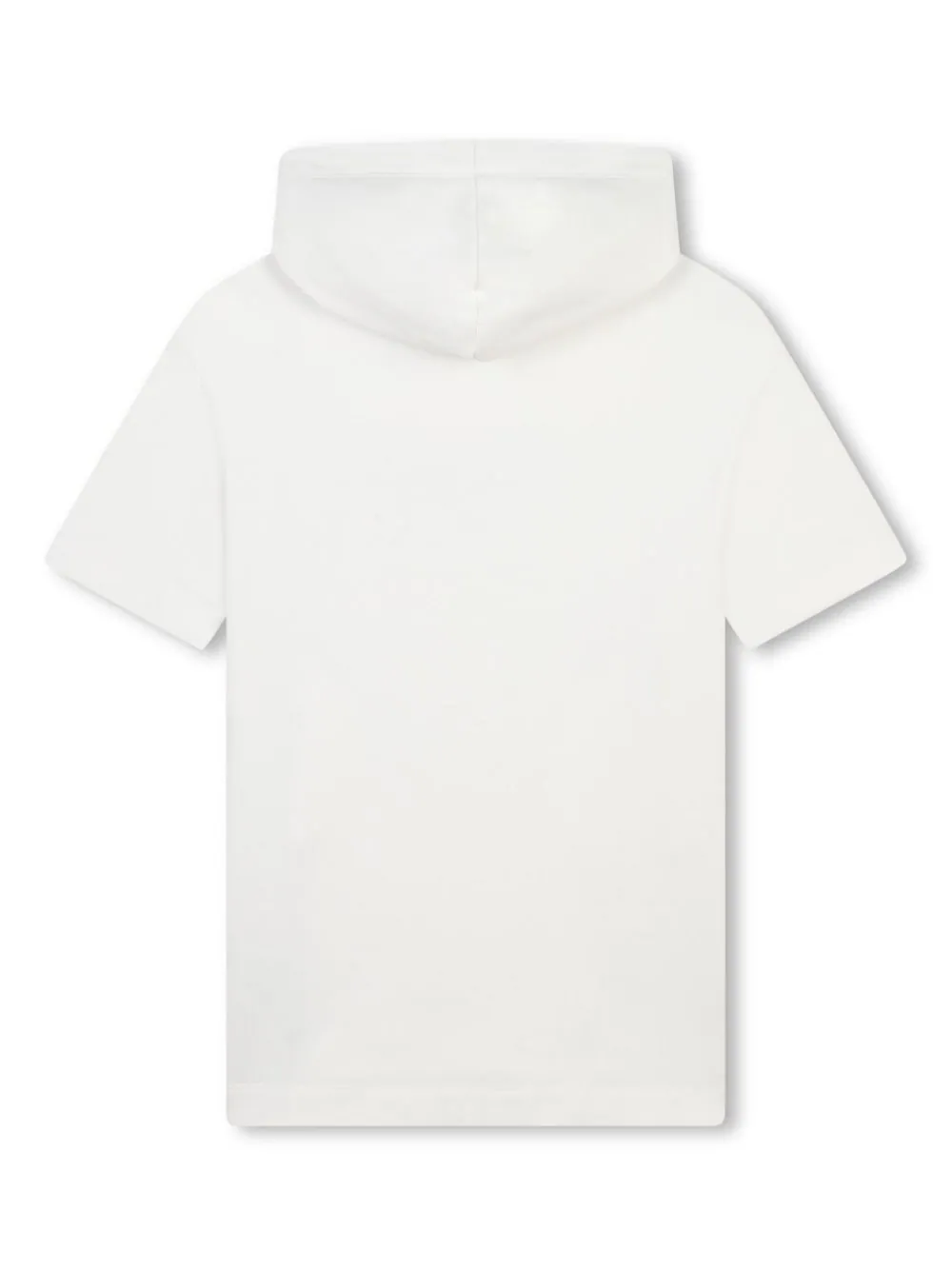 Chloé Kids Logo-appliquéd hooded dress In Saldo