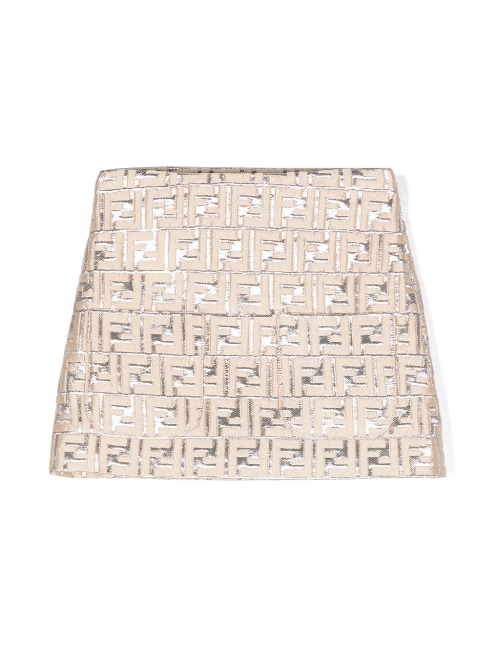 FENDI Kids Ff brocade skirt Offerta Giorno del Papà