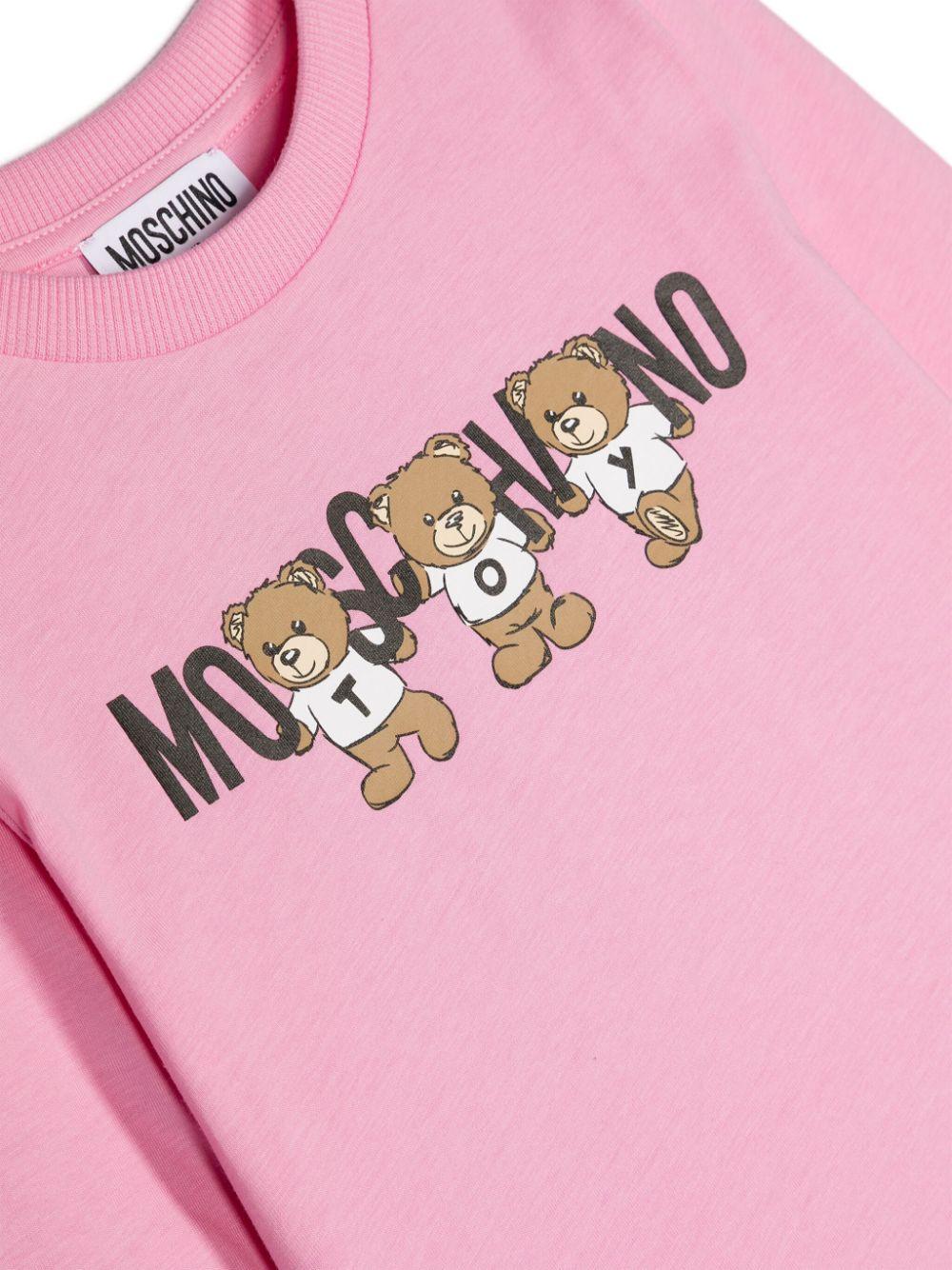 Moschino Kids Teddy bear t-shirt Vendita calda