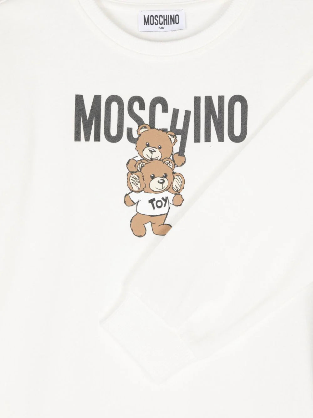 Moschino Kids Sweatshirt dress with teddy bear Online Outlet