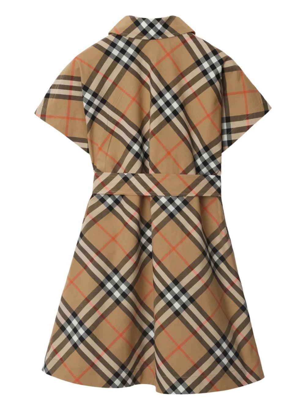 Burberry Kids Check cotton shirt dress Bestseller