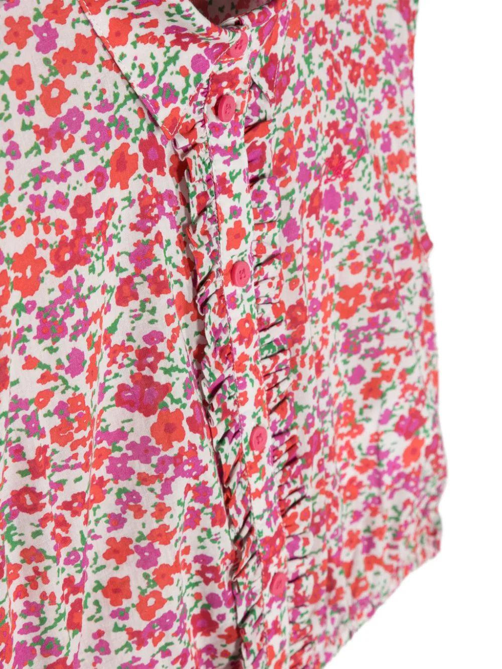 Philosophy Kids Top with flower print Fino al 60% di sconto