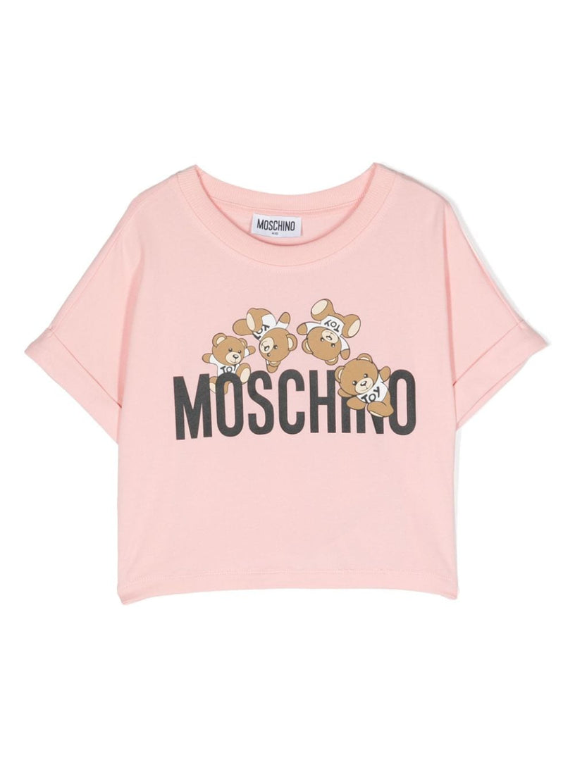 Moschino Kids Teddy logo t-shirt Discount Store per i nuovi prodotti