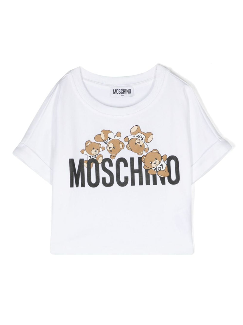 Moschino Kids Teddy logo t-shirt Solo un giorno rimasto