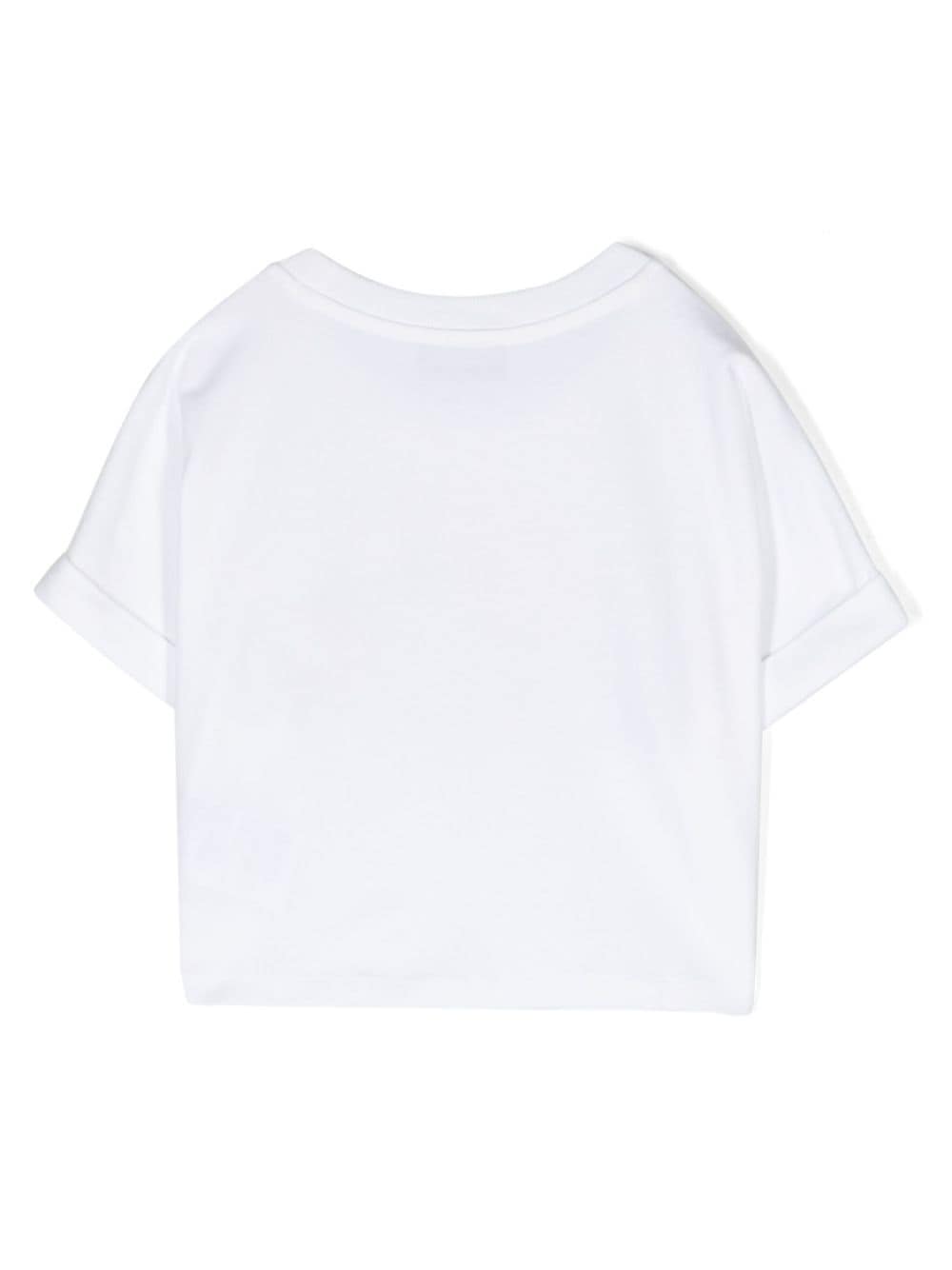 Moschino Kids Teddy logo t-shirt Solo un giorno rimasto