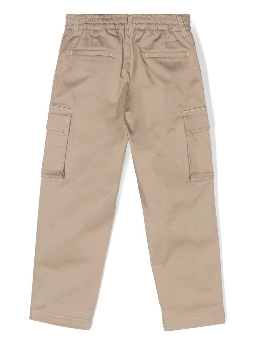 Golden Goose Kids Cargo trousers with embroidered logo Nuovo