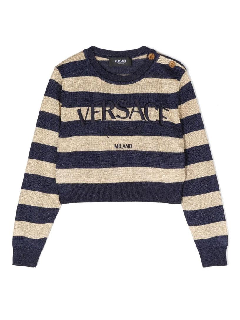 VERSACE Kids Nautical stripe kids sweater Convenienza