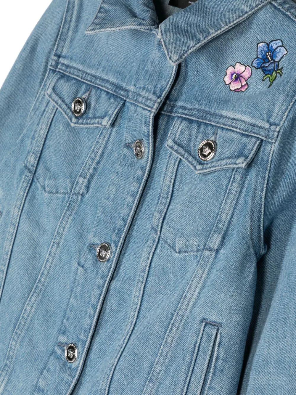 VERSACE Kids Blossom kids denim jacket Presa