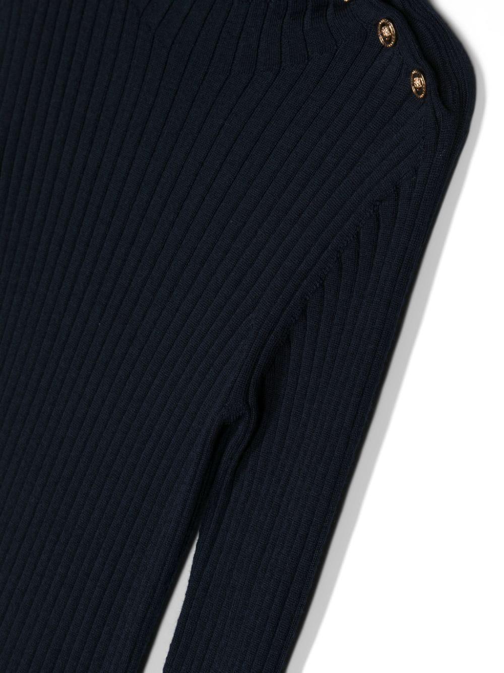 VERSACE Kids Medusa kids ribbed sweater Sconto