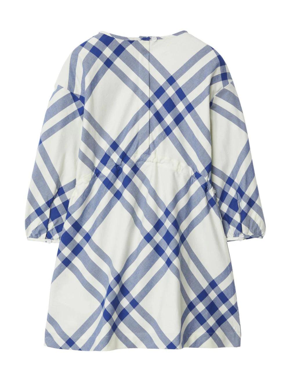 Burberry Kids Check cotton dress Nuova
