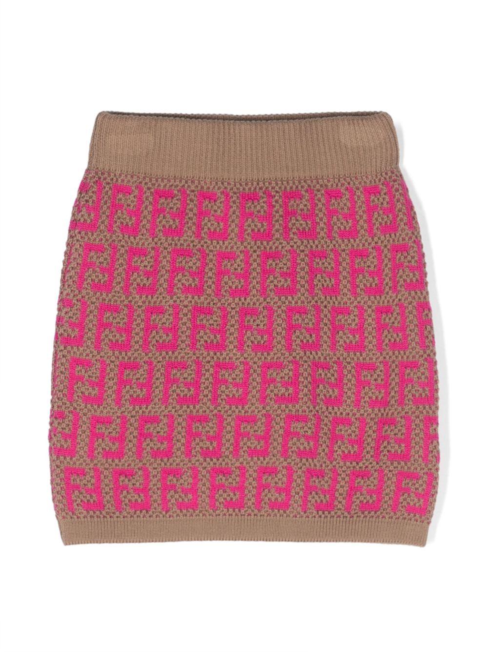 FENDI Kids Ff skirt Offerta natalizia