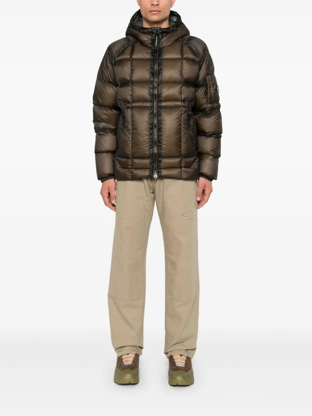 CP COMPANY D.d. shell hooded medium down jacket Offerta per la Festa della Mamma