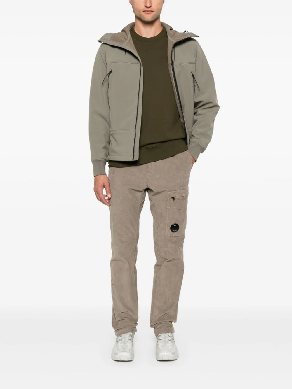 CP COMPANY Diagonal raised fleece sweatshirt Fino al 50% di sconto