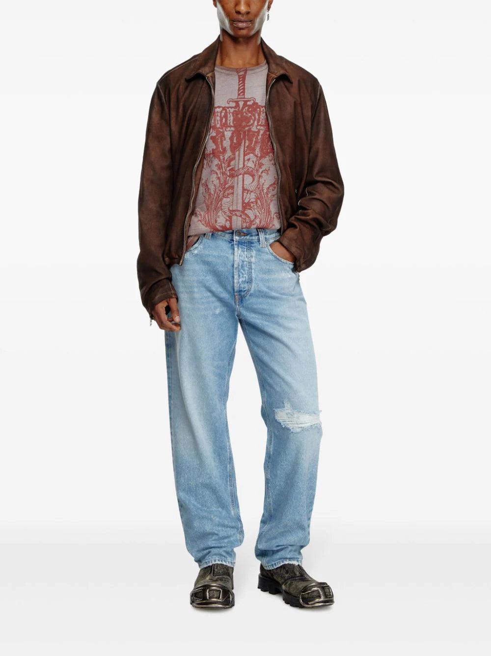 DIESEL Straight jeans 2010 d-macs 09j80 Super sconto