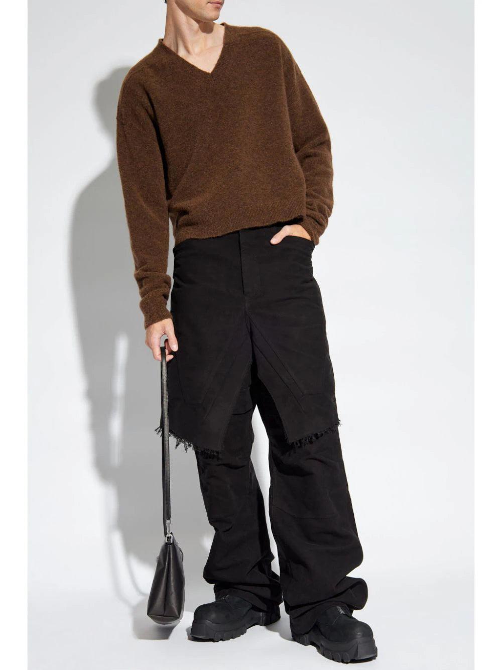 RICK OWENS Tommy v neck In Vendita